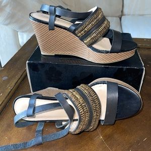 Wedge sandals. Size 9